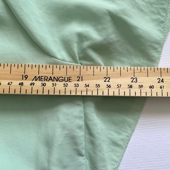 Anthropologie 9-H15 STCL Mint Green Flutter Sleeve Hilma Blouse Top Dollette - Picture 9 of 13